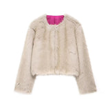Women's Thick Lamb Fur Black Coat Women's Winter 2025 New Fur