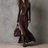 Autumn 2025 New Fashion Women's Round Seven-Sleeved Short Cardigan