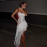 2025 Summer New Women's Pure Color Body One-Word Lead Long-Sleeved Fashion Skirt Suit Women