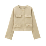 2025 Women's Autumn And Winter Fashion New 15 Color Jacket Small Scent Style Short Suit Jacket