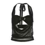 In The Autumn Of 2025, The New Sexy Hottie Wears A Breast-Hanging Neck Screen Vest Two Sets