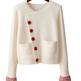 Fashion Elegant Sweater Open Shirt Coat Outside Sweater Women's Spring And Autumn New Clothes Loose Gentle Knitting Top