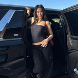 2025 Summer New Women's Clothing Jennie The Same Hot Girl With A Chest-Covered Short Outer Vest