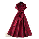 High-End Exquisite Dress Dress Women 2025 Summer Straps To Cover Short-Sleeved Grand Dress