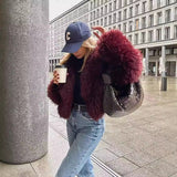 Ins23 Autumn And Winter New Street Breeze Fur Short Coat