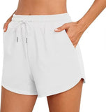 2025 Women With Pocket Sports Shorts Fashion Shorts Drawstring Summer Workout Running Casual Leisure Shorts