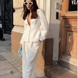 Autumn New Women's Clothing Mature Temperament Commuting Solid Suit Suit