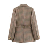 Fashioned Long-Sleeved Blazer Top 2025 Spring And Autumn New Woman