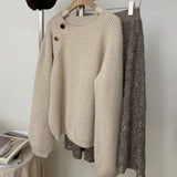 Early Spring And Autumn 2025 New High-End Sensation Lazy Autumn Winter Jacket Milk Wears A Warm Soft Wid Sweater