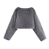 Women's Clothing 2025 Winter New Artificial Fur Effect Short Long-Sleeved Jacket Environmental Protection Fur Coat