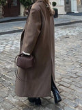 2025 Autumn And Winter New Long-Term Large-Edition Coat Loose Warm Fashion Elegant British Style