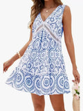 2025 Summer Women's Colorless Long Sleeveless Long-Term Loose Dress Tide