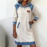 New Fashion Casual Velvet Dress Women's Thick Half-High Collar Loose Women's Clothing In Autumn And Winter 2025