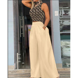 New Women's Clothing 2025 Autumn Explosion Two Vest Trousers Fashion Set