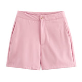 Women's Clothing 2025 Summer New Women's Four-Color Fashion Repair Vest + Shorts Suit Women