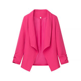 Spring And Summer 2025 New Women's Fashion City Casual Candy Small Suit Jacket