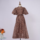 Summer Court Style High Design Feeling Heavy Industry Nail Drill Short Sleeve Single Buckle Dress + Sling