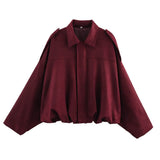 2025 Spring New Women's Fashion Army Green Velvet Effect Short Long Sleeve Epaulets Coat