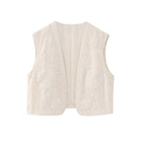 Embroidered V-Neck Sleeveless Coat With New Women's Summer Vest