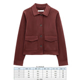 Women's 2025 New Fashioned Tuff-Pocket Pocket Dressed Jacket T-Bloat