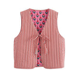 Women's Clothing 2025 Autumn And Winter New Street Fashion Double-Sided Cotton Vest