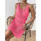 2025 Women's Jersey Knitted Sling Dress To Collect Waist Sling Skirts Beach Dress Beach Vacation