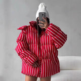 Women's Dress 2025 Explosion Fashion Casual Loose Hooded Collar Cotton Coat