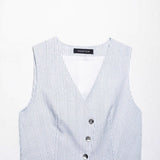 Z Women's 2025 New Striped Printed Vests 2949025 2949026