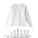 2025 Women's Winter New Simple 8 Color V-Neck Knitting Cardigan Jacket + Short Skirt Set