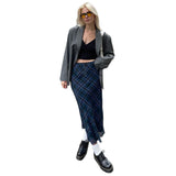 Autumn 2025 Fashion Trend Women's New High-Waist Loose Print Slim Half-Dress