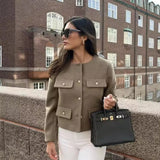 2025 Women's Autumn And Winter Fashion New 15 Color Jacket Small Scent Style Short Suit Jacket