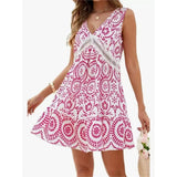 2025 Summer Women's Colorless Long Sleeveless Long-Term Loose Dress Tide