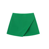 2025 New Women's Trousers Women's Skirts Summer Color Irregular Skirt