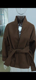 2025 Spring And Autumn Women's Explosive Temperament Hairy Dark Brown Short Loose Thaied Coat Woman