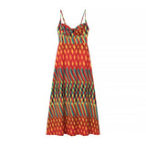 Women's Clothing 2025 Hot New Holiday Fashion Fashion Print Slingsed Flute Dress