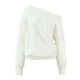 Ins2025 New Fashion Women's Relaxation Texture Large Velvet Long-Sleeved Skirt