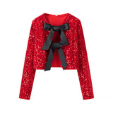 Spring 2025 New Women's Street Fashion Butterfly Squint Long-Sleeved Top