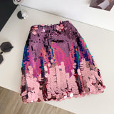 High-End Half-Dress Women's Summer Heavy Light Squins High-Rise Skinny Hottie Fried Street-Bombing Short Skirt