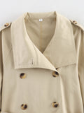 Women's 2025 New Long-Sleeved Tie With Waist-Slanted Lint Double-Dbutled Short Jacket