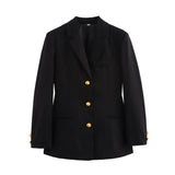 Fashioned Long-Sleeved Blazer Top 2025 Spring And Autumn New Woman
