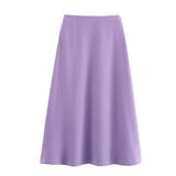 Women's Clothing 2025 Spring New Fashion Temperament Casual Soft Top Dress Dress Set