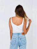 Knitted Top Women's Summer New Pits Thin Inside White Sling Vest Women Wear