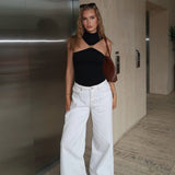 2025 Spring And Summer New Women's Temperament Design Feeling Solid Half-High Collar Sleeveless Vest Slim Slim Top