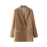 2025 Women's Jacket Jacket Spring And Autumn Classic Repair Trend Two Buckle 23 Color Suit