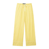 Z Spring And Summer New Striped Loose Shirt 3217253 Pajamas Trousers 6929414