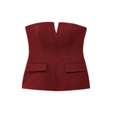 Fashion Strapless Bra Repair Vest 2025 Spring Sex Repair Shawl Dress Women's Clothing