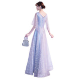 2025 New Banquet Evening Dress Dress Fairy Faire Temperament Long Student Choir Performance Suit