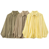 Women's 2025 New ZR Ponfy Fashion Bomber Jacket Jacket
