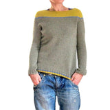 New Sweater Women's Wish Hot Selling Round Collar Color Loose Fashion Knitted Shirt