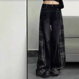 Jeans Women Autumn Dopamine Wearing Retro Work Pants To Make Old Pocket Design Straight Trousers